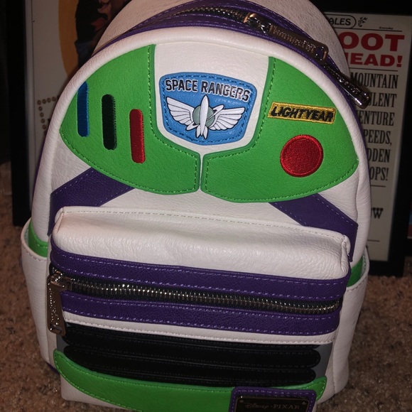 SOLD Disney Loungefly Buzz Lightyear Mini Backpack - Picture 7 of 9